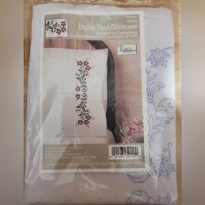 Tobin English Floral Embroidery Pillowcases
